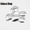 Flattie Attractor Blades HighFidelity Smooth Nickel Spinner Spoons Technical Tackle Gallery 1