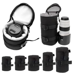 deluxe waterproof camera lens gallery | high-fidelity soft padded dslr pouch for nikon, canon & sony