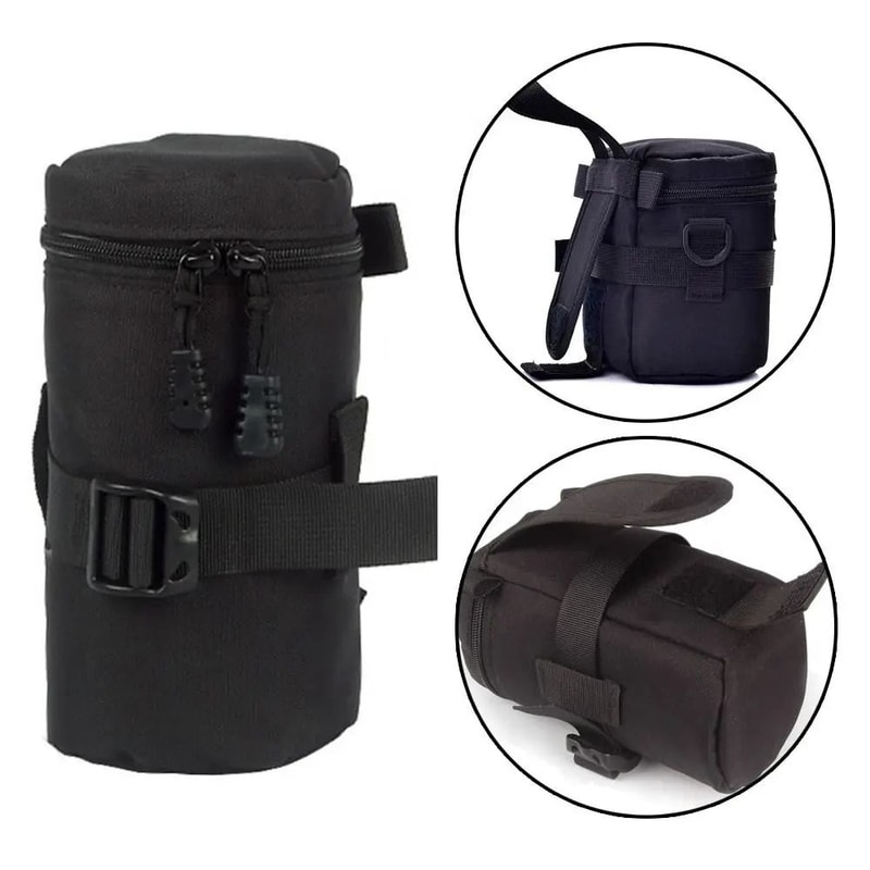 Deluxe Waterproof Camera Lens Gallery HighFidelity Soft Padded DSLR Pouch For Nikon Canon Sony 10