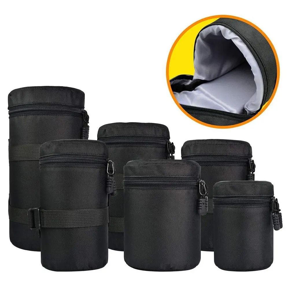 Deluxe Waterproof Camera Lens Gallery HighFidelity Soft Padded DSLR Pouch For Nikon Canon Sony 3