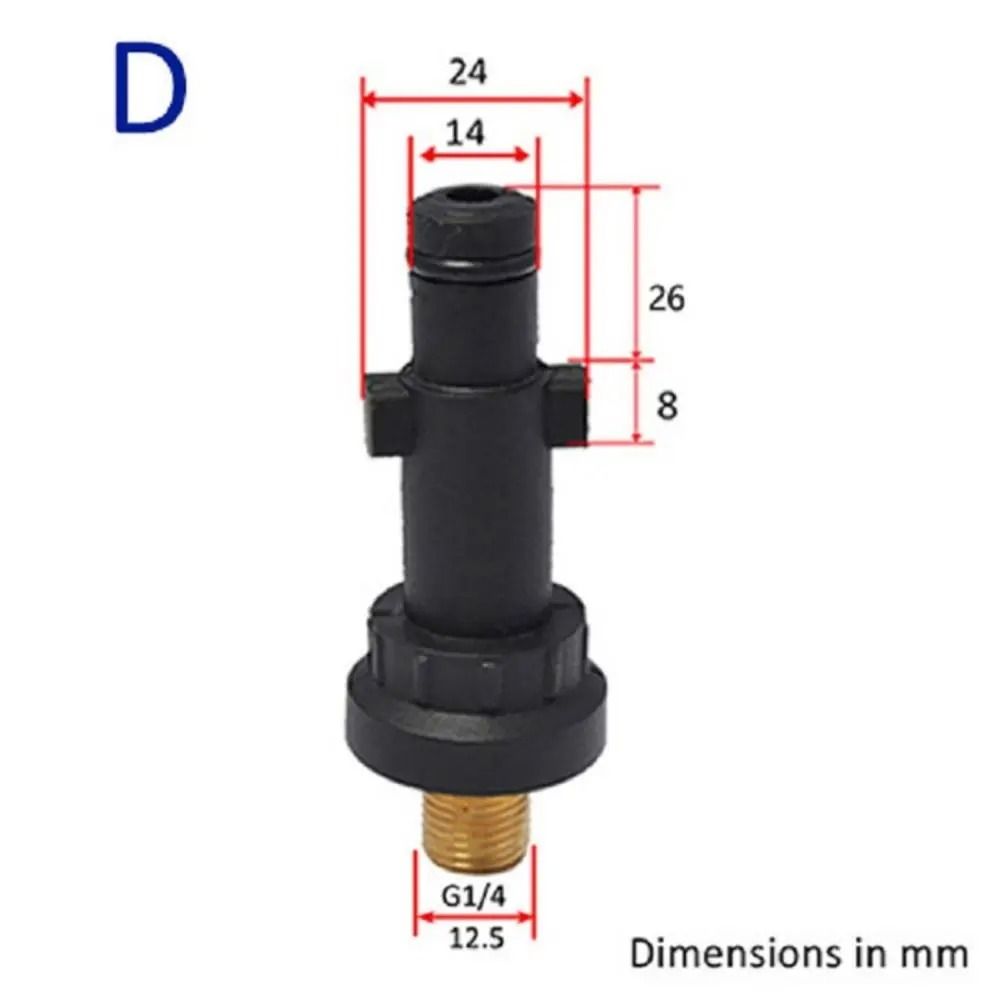 Pressure Washer Foam Lance Adapter HighFidelity G14 Quick Connector Professional External Thread 9