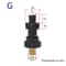 Pressure Washer Foam Lance Adapter HighFidelity G14 Quick Connector Professional External Thread 1