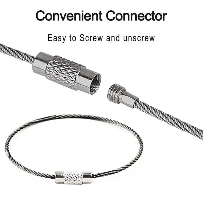 HighFidelity Cruise Luggage Tag Gallery Clear Travel Label Holder Professional Steel Loop Kit 1