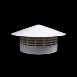architectural pvc roof vent gallery | high-fidelity round ducting grille & professional weatherproof tech