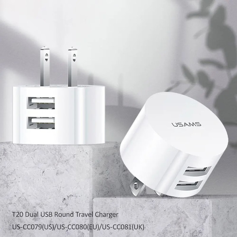 DualUSB QuickCharge Hub HighFidelity 5V 21A Mobile Charging Adapter Professional Power Logic 4