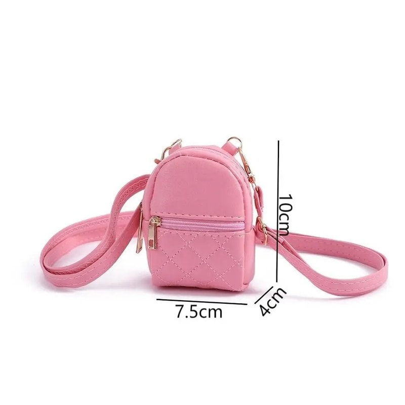 Miniature Crossbody Coin Purse HighFidelity PU Leather TechAccessory Professional MicroStorage Ga 5