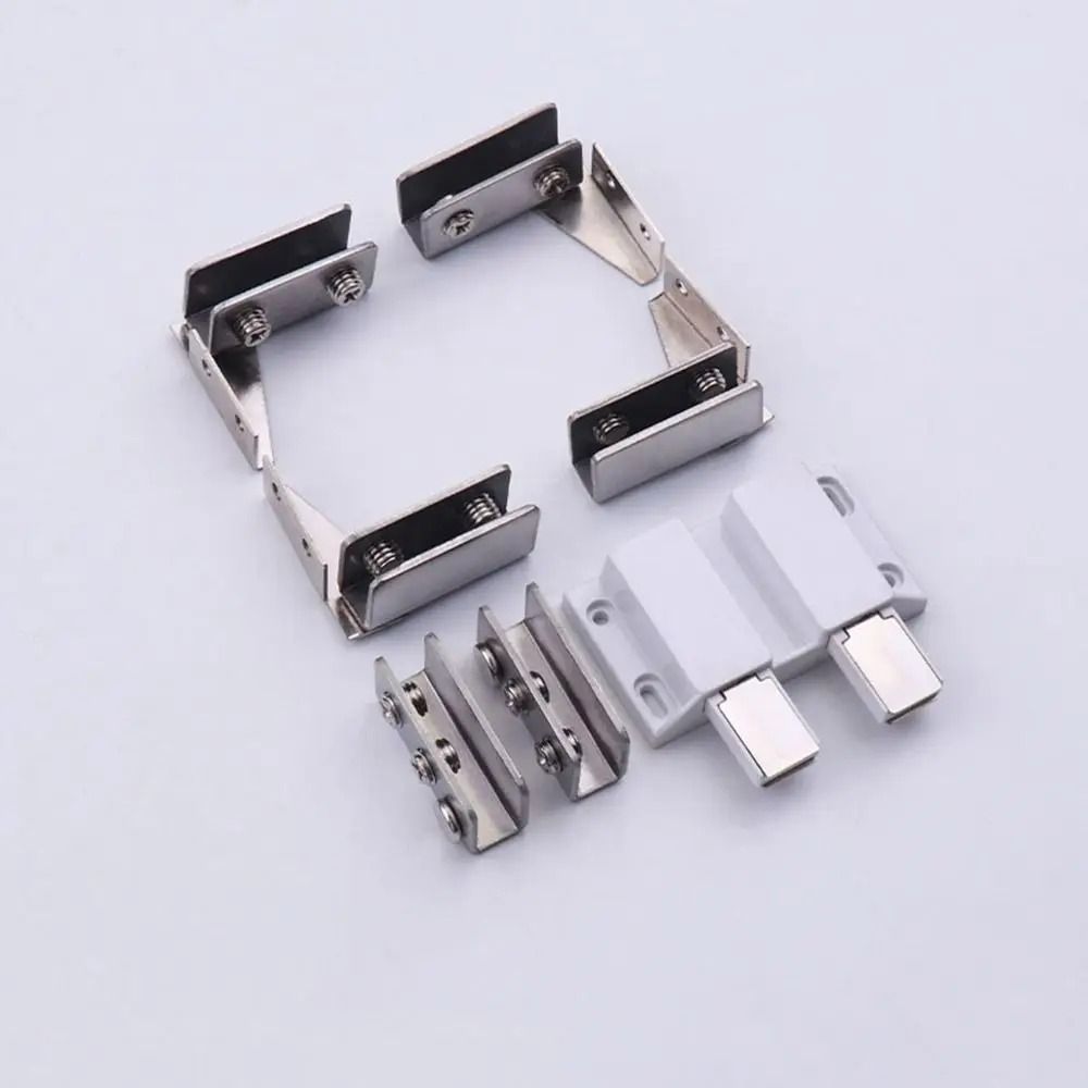 Glass Cabinet Gallery HighFidelity NonPerforated Zinc Alloy Hinges Technical Hardware Logic 10