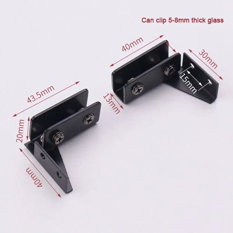 Glass Cabinet Gallery HighFidelity NonPerforated Zinc Alloy Hinges Technical Hardware Logic 2