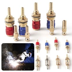 water-cooled welding gallery | high-fidelity m6/m8 quick connector & technical fitting logic