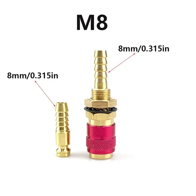 WaterCooled Welding Gallery HighFidelity M6M8 Quick Connector Technical Fitting Logic 3