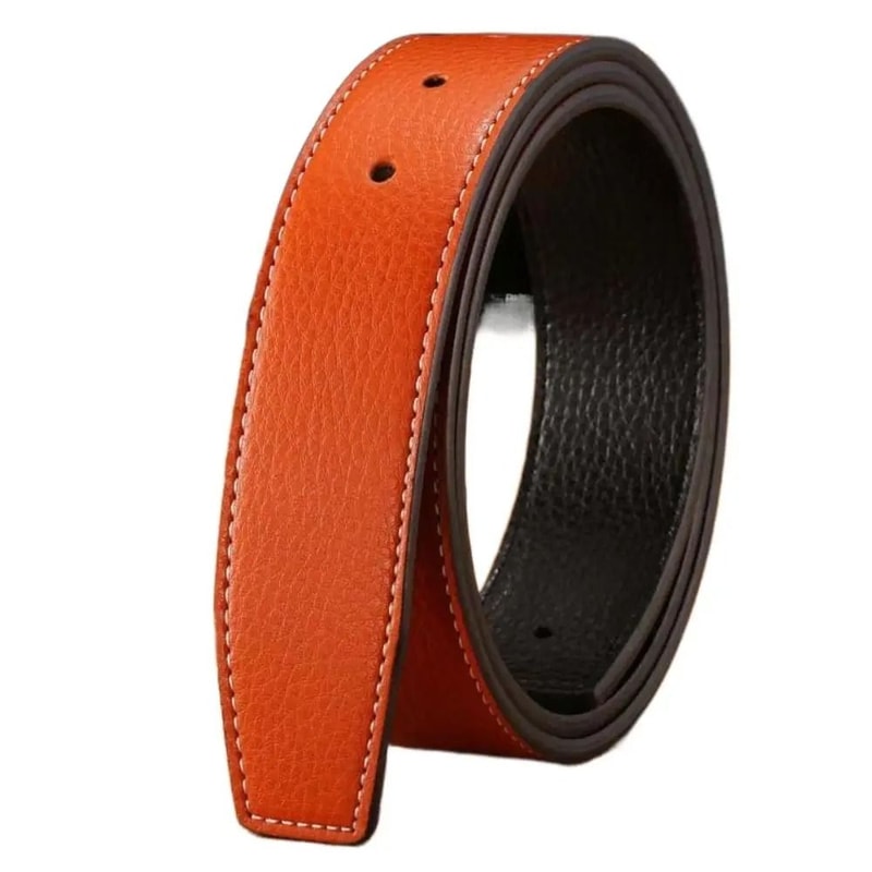 Genuine Leather Belt Gallery HighFidelity 37cm Luxury Strap Professional NoBuckle Logic 10