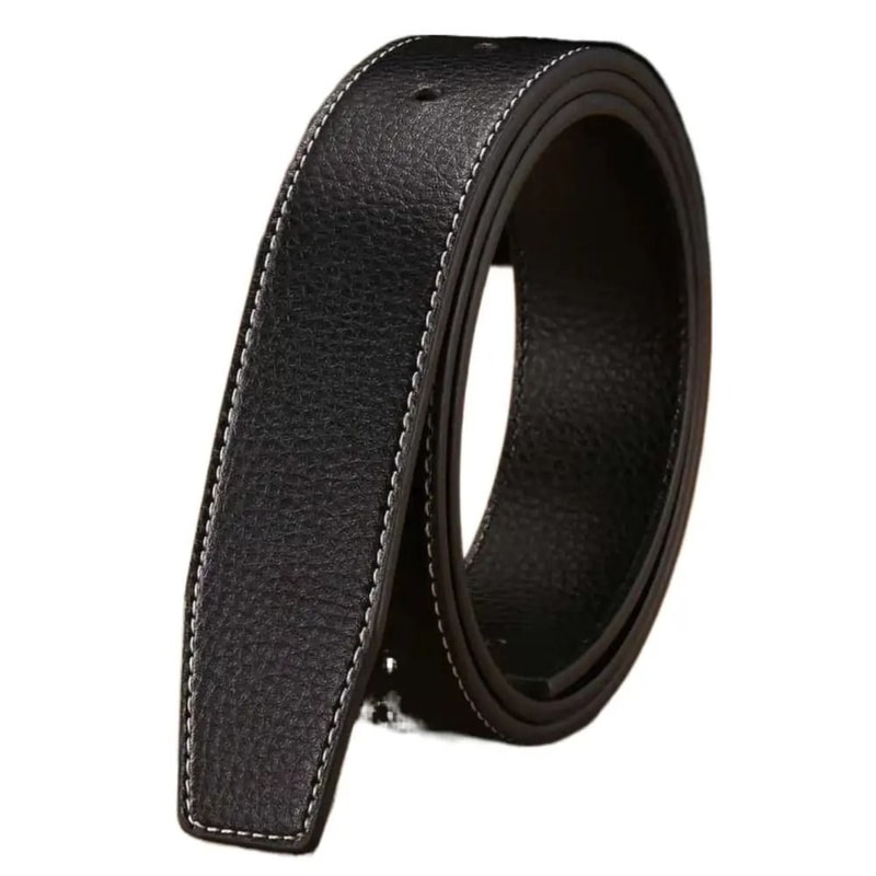 Genuine Leather Belt Gallery HighFidelity 37cm Luxury Strap Professional NoBuckle Logic 8
