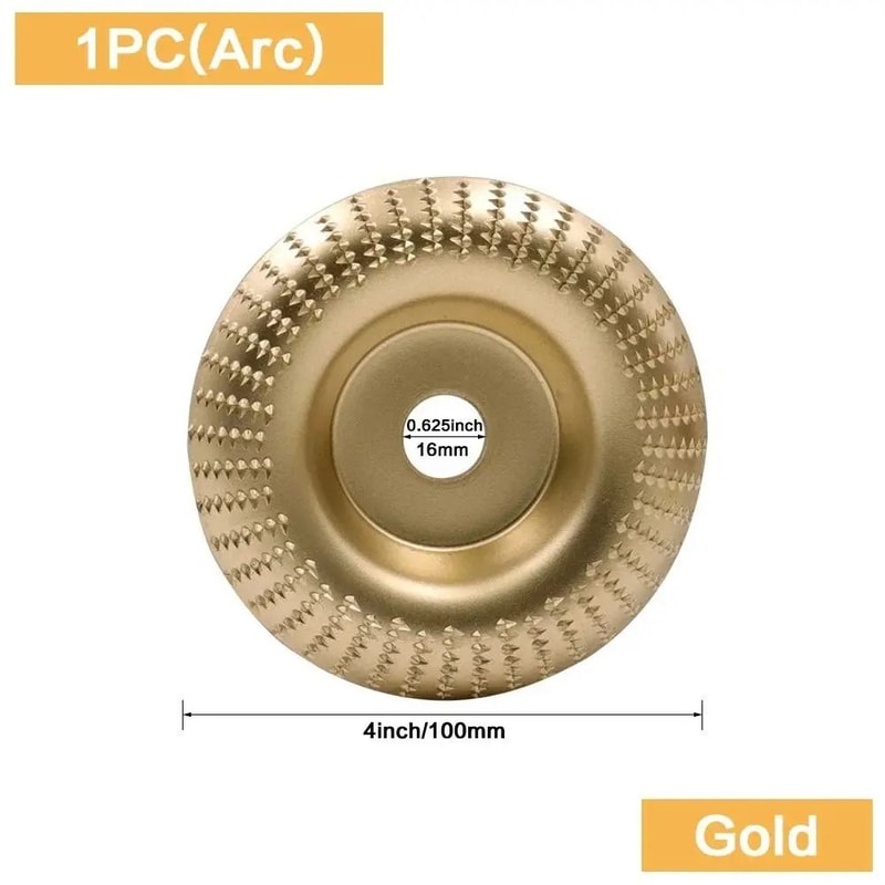 TimberSculpting Gallery HighFidelity 100mm Carbon Steel Grinding Wheel Technical Rotary Abrasive 7