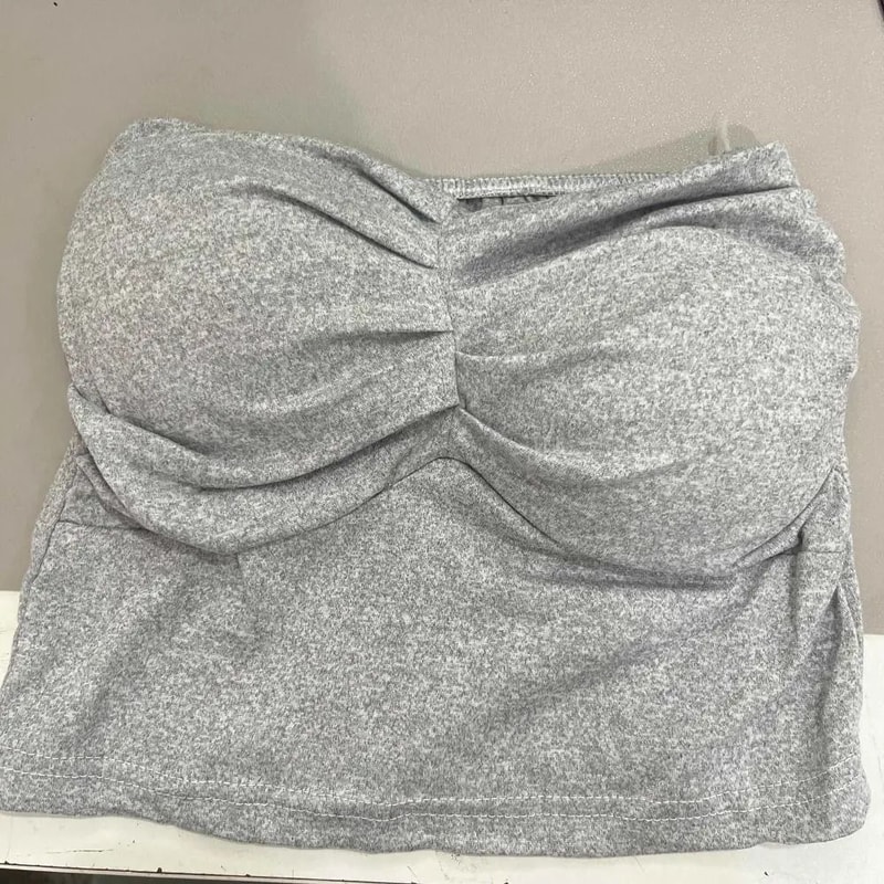 SoftTouch Elastic Gallery HighFidelity Ruched Tube Top Professional Summer Aesthetic Tech 9