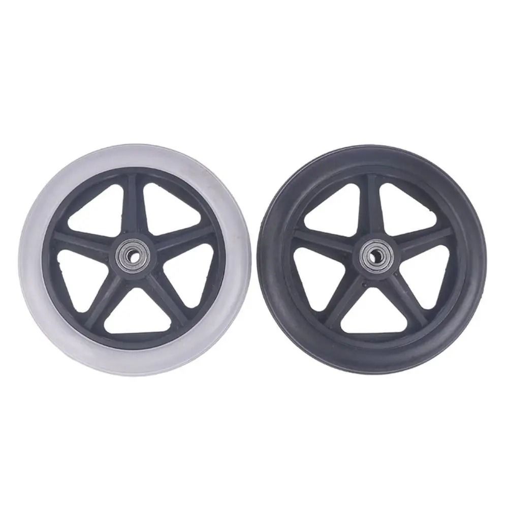 Wheelchair Replacement Front Castor Heavy Duty Solid Tire Logic 3