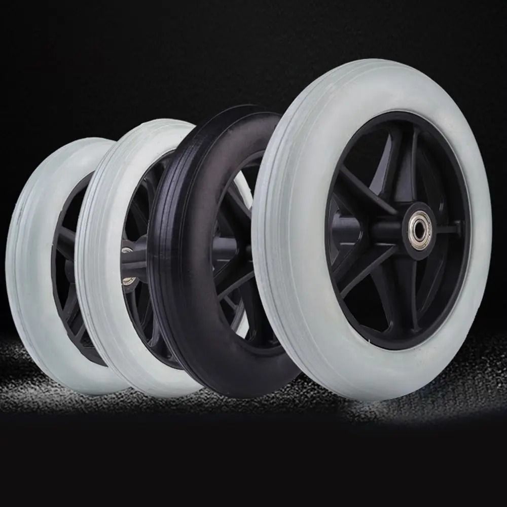 Wheelchair Replacement Front Castor Heavy Duty Solid Tire Logic 4