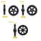 Wheelchair Replacement Front Castor Heavy Duty Solid Tire Logic 5