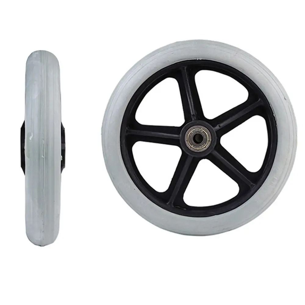 Wheelchair Replacement Front Castor Heavy Duty Solid Tire Logic 15