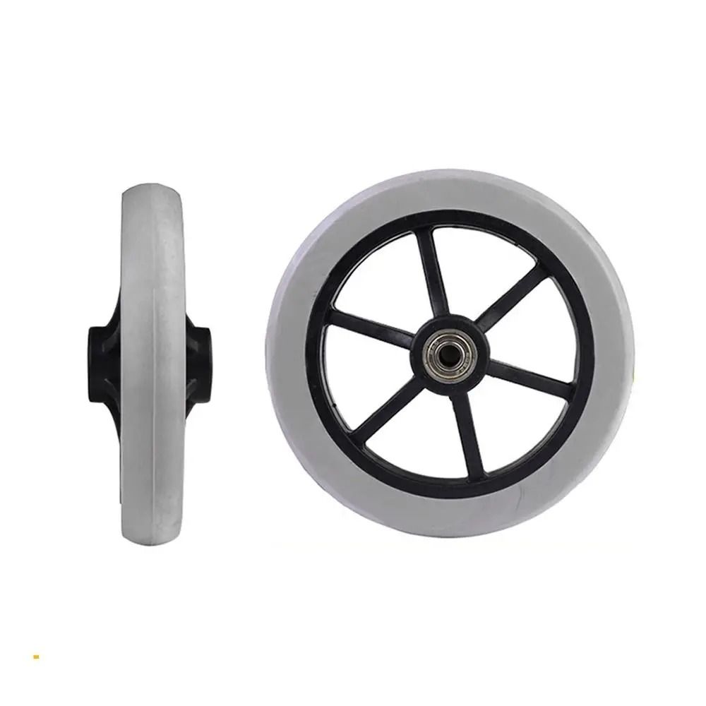 Wheelchair Replacement Front Castor Heavy Duty Solid Tire Logic 6