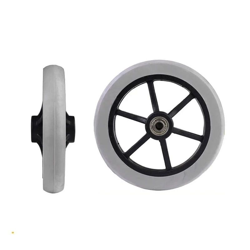 Wheelchair Replacement Front Castor Heavy Duty Solid Tire Logic 6