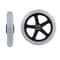 Wheelchair Replacement Front Castor Heavy Duty Solid Tire Logic 7