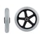 Wheelchair Replacement Front Castor Heavy Duty Solid Tire Logic 7