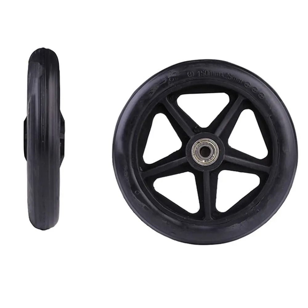 Wheelchair Replacement Front Castor Heavy Duty Solid Tire Logic 8