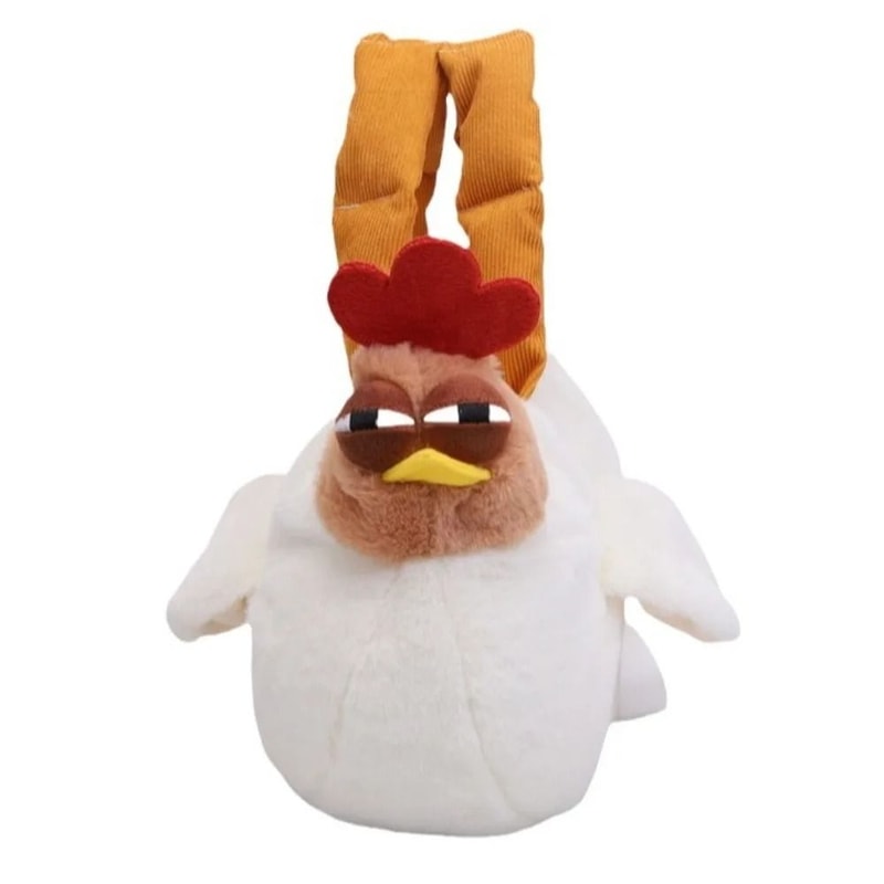 Chicken Shape Plush Handbag Technical AvantGarde Accessory Logic 6