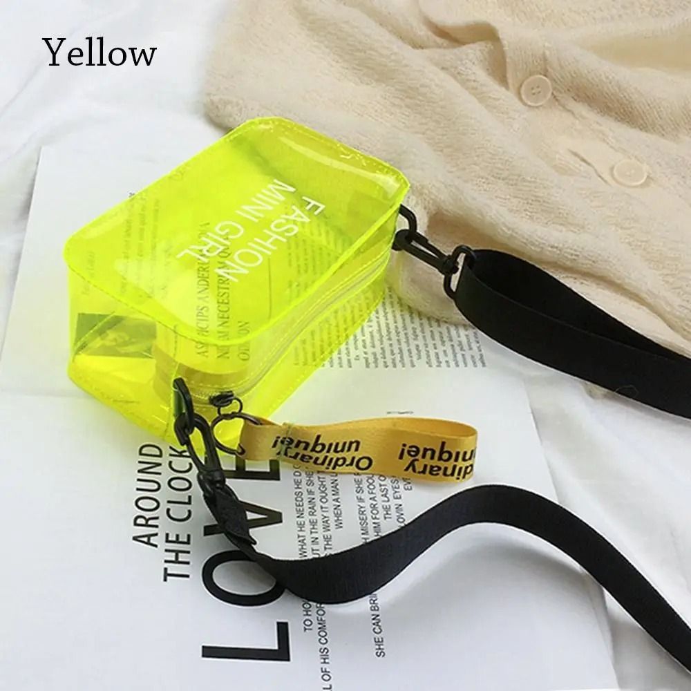 Transparent Laser Crossbody Bag Technical Prismatic PVC Logic 10
