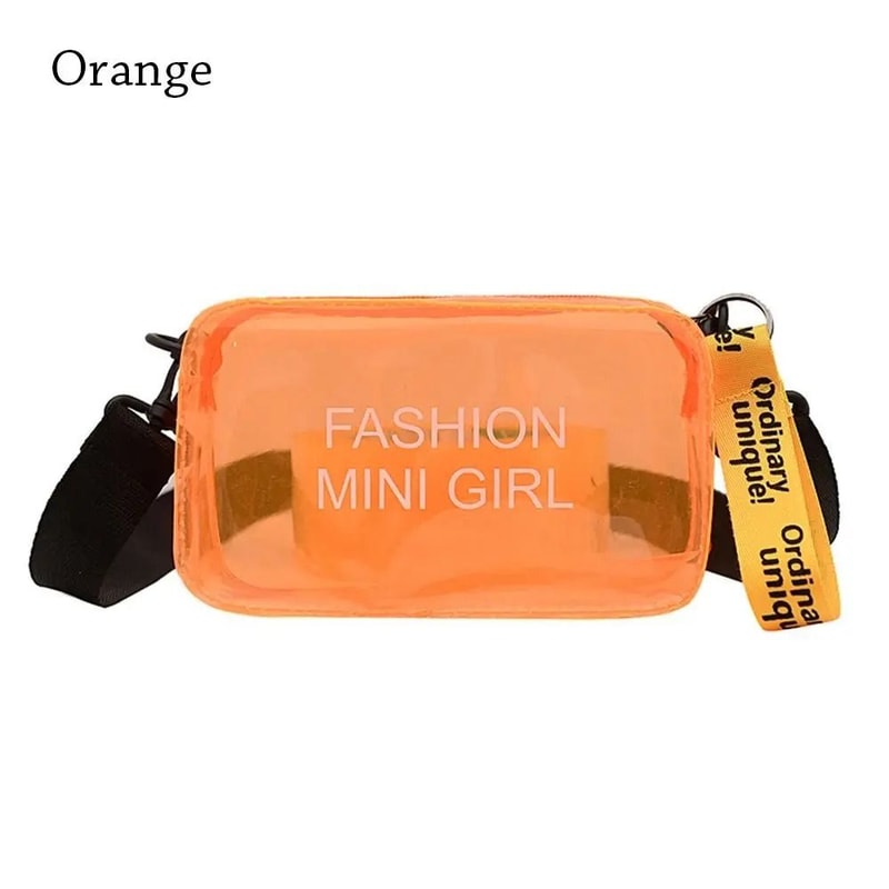Transparent Laser Crossbody Bag Technical Prismatic PVC Logic 11