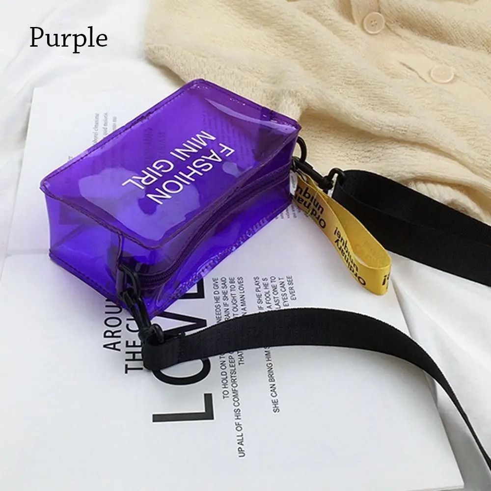 Transparent Laser Crossbody Bag Technical Prismatic PVC Logic 13