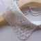 Embroidered Lace Detachable Collar Technical Sartorial Overlay Logic 2