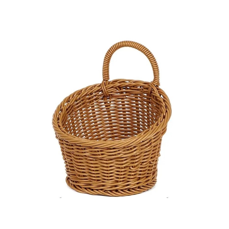 Imitation Rattan Hanging Basket Technical Rustic Storage Logic 12