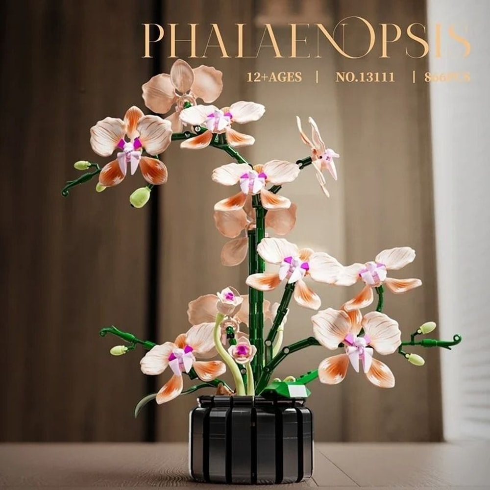 Botanical Orchid Bouquet Technical FloralArchitectural Logic 2