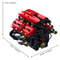 Technical V8 Engine Model HighFidelity Kinetic Combustion Logic 5