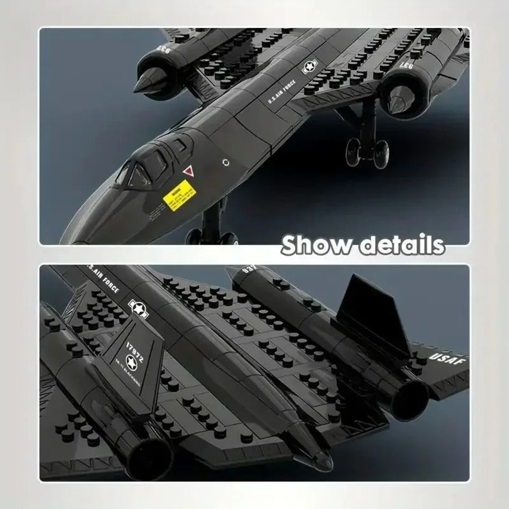 SR71 Blackbird Reconnaissance Craft Technical StealthAviation Logic 5