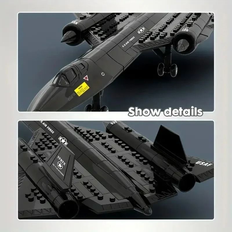 SR71 Blackbird Reconnaissance Craft Technical StealthAviation Logic 5