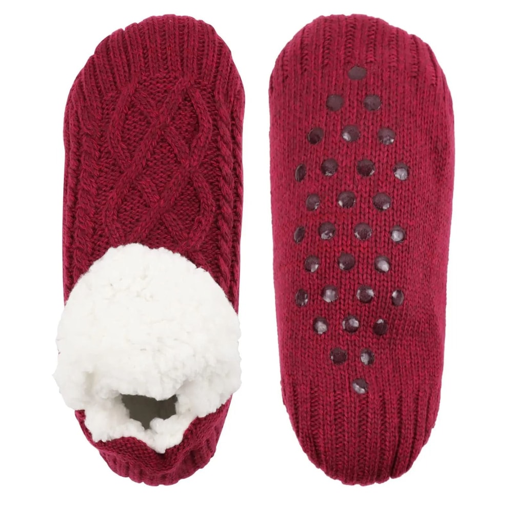 Thermal NonSlip Fuzzy Floor Slipper Socks With Grip Winter Warm Short Cotton Thickened Home Sleepi 4