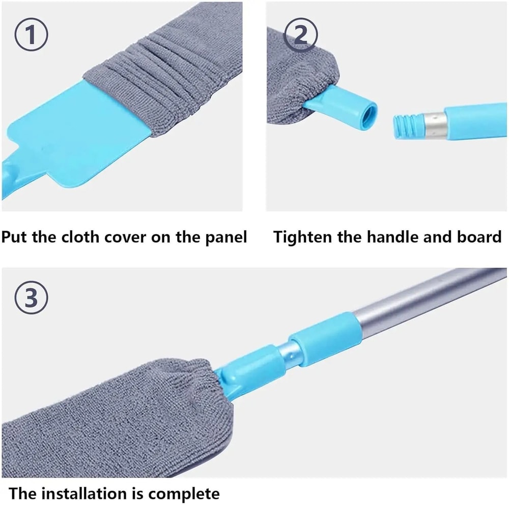 OrbitalReach Long Handle Dust Mop Professional Floor Ceiling Surface Neutralization Maintenance 5