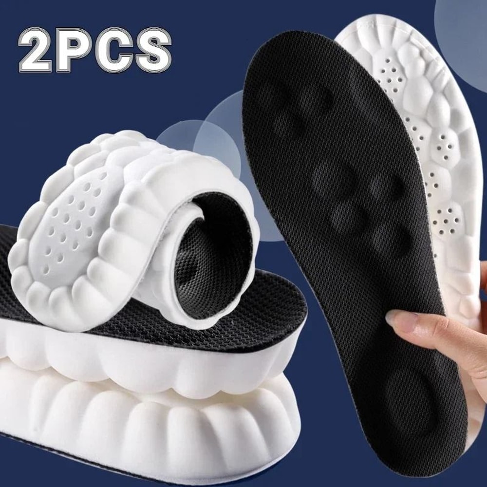 4D Kinetic Massage Insoles Super Soft Arch Support Orthopedic Inserts For Running HighPerformance 8