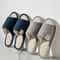 Linen Comfort Indoor Slipper System Breathable OpenToed Seasonal Home Footwear Interface 2