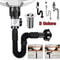 AuraSeal AntiOdor Drainage Interface Professional FlipTop Deodorizing Filter Flexible Pipe System 0