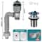 AuraSeal AntiOdor Drainage Interface Professional FlipTop Deodorizing Filter Flexible Pipe System 9