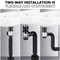 AuraSeal AntiOdor Drainage Interface Professional FlipTop Deodorizing Filter Flexible Pipe System 2