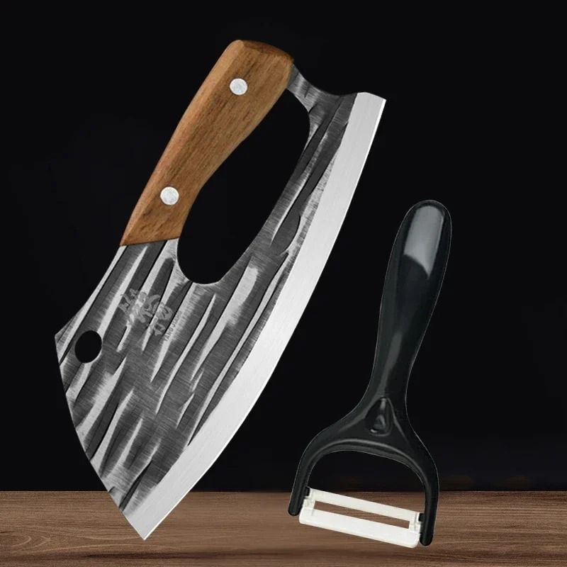 PrecisionForged EffortSaving Chef Knife Stainless Steel Handmade Kitchen Boning Blade System 7