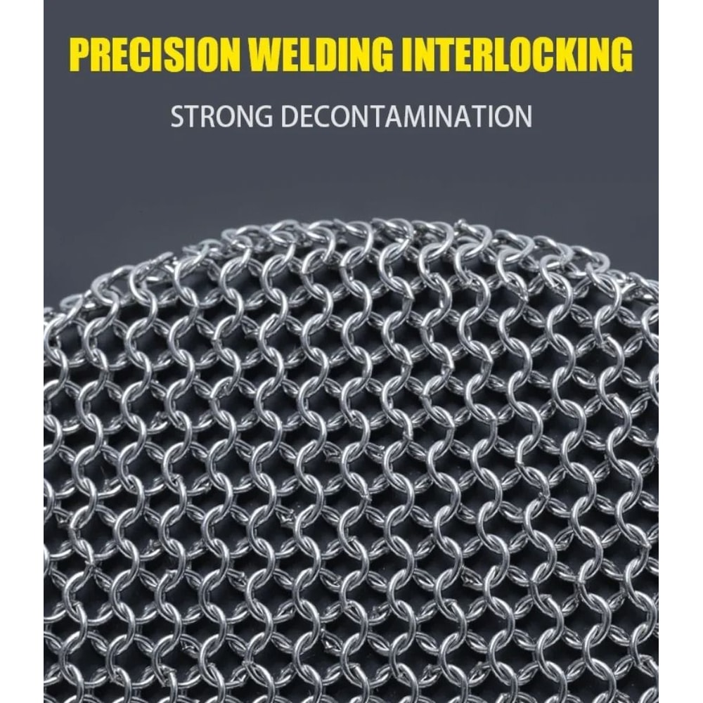 IronForge Chainmail Restoration Interface 316 Stainless Steel Cast Iron Scrubber Surface Neutrali 4