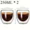 ThermalCore Double Wall Glass Set Professional HeatInsulating Transparent Espresso Whiskey Interf 10