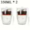 ThermalCore Double Wall Glass Set Professional HeatInsulating Transparent Espresso Whiskey Interf 6