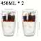 ThermalCore Double Wall Glass Set Professional HeatInsulating Transparent Espresso Whiskey Interf 8