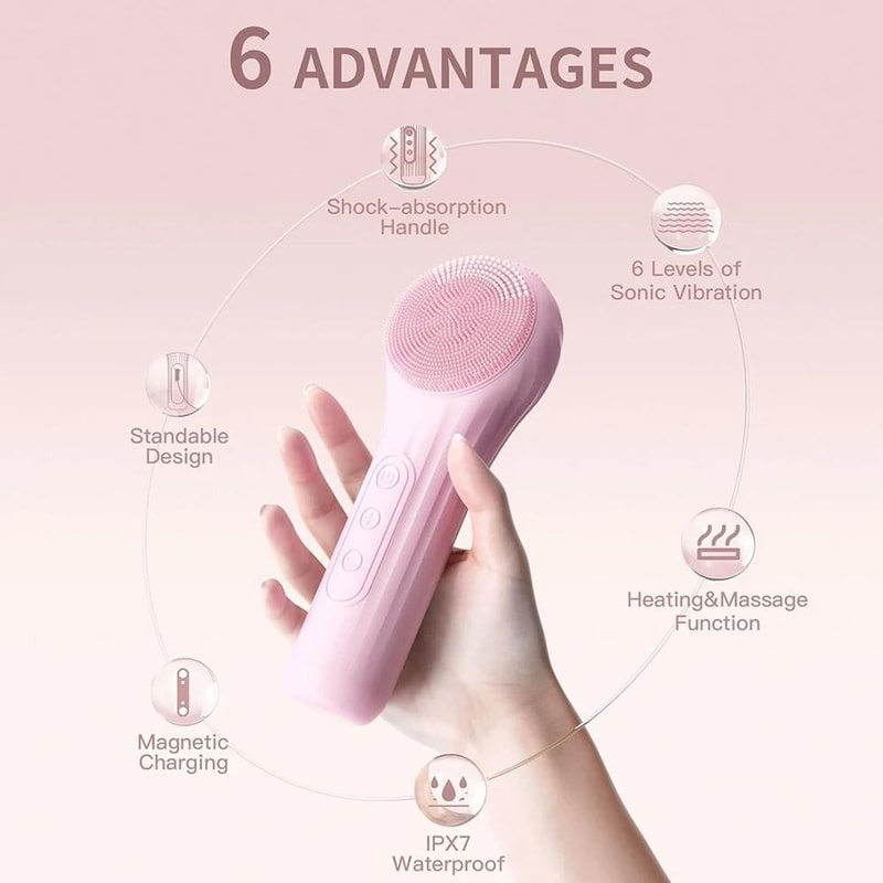 Sonic Aura Facial Restoration Interface Professional Ultrasonic Skin Cleansing Hot Compress Syste 1